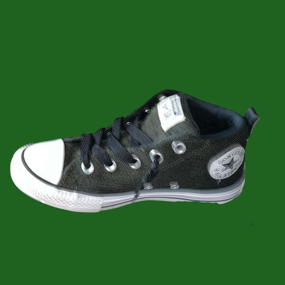 Little Kids Converse Chuck Taylor All Star Street Mid Slate Sneaker Shoes Size 2 - Picture 3 of 7